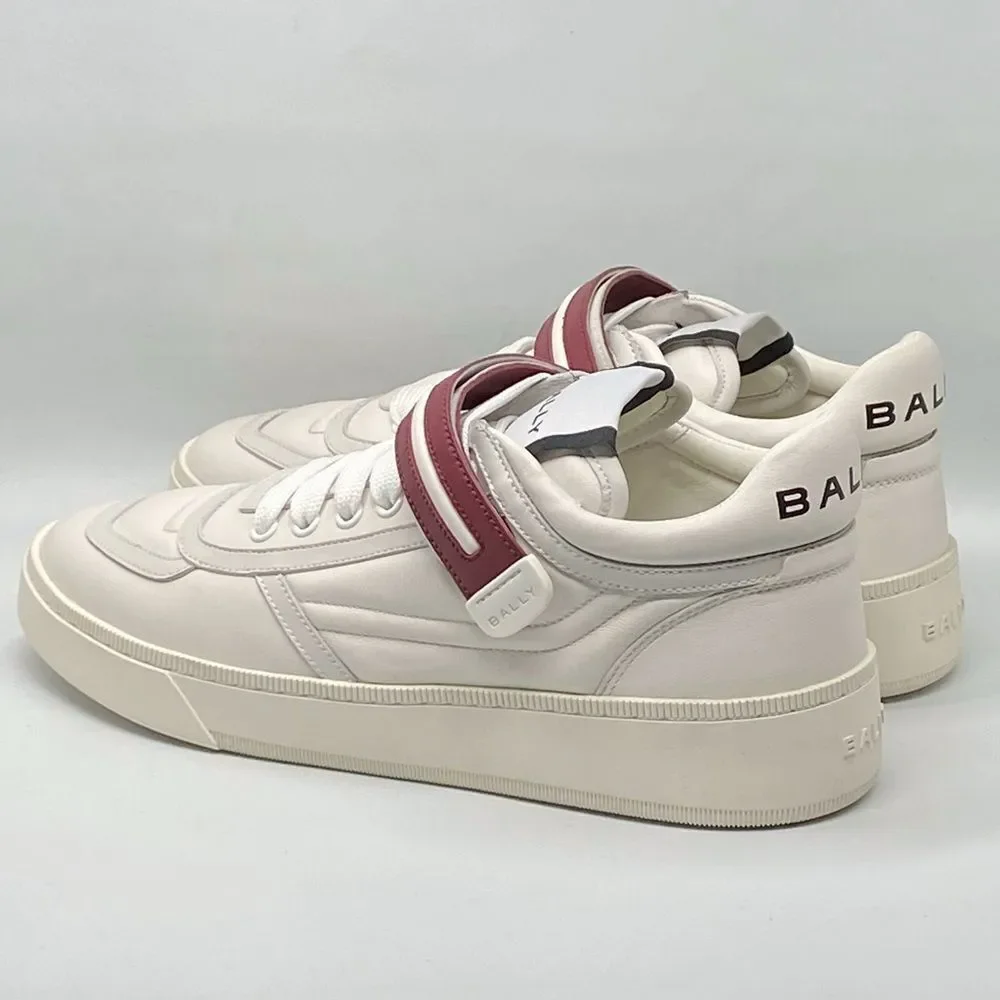 Bally Raise Royce Leather Low-Top Sneakers size 42/us size 9